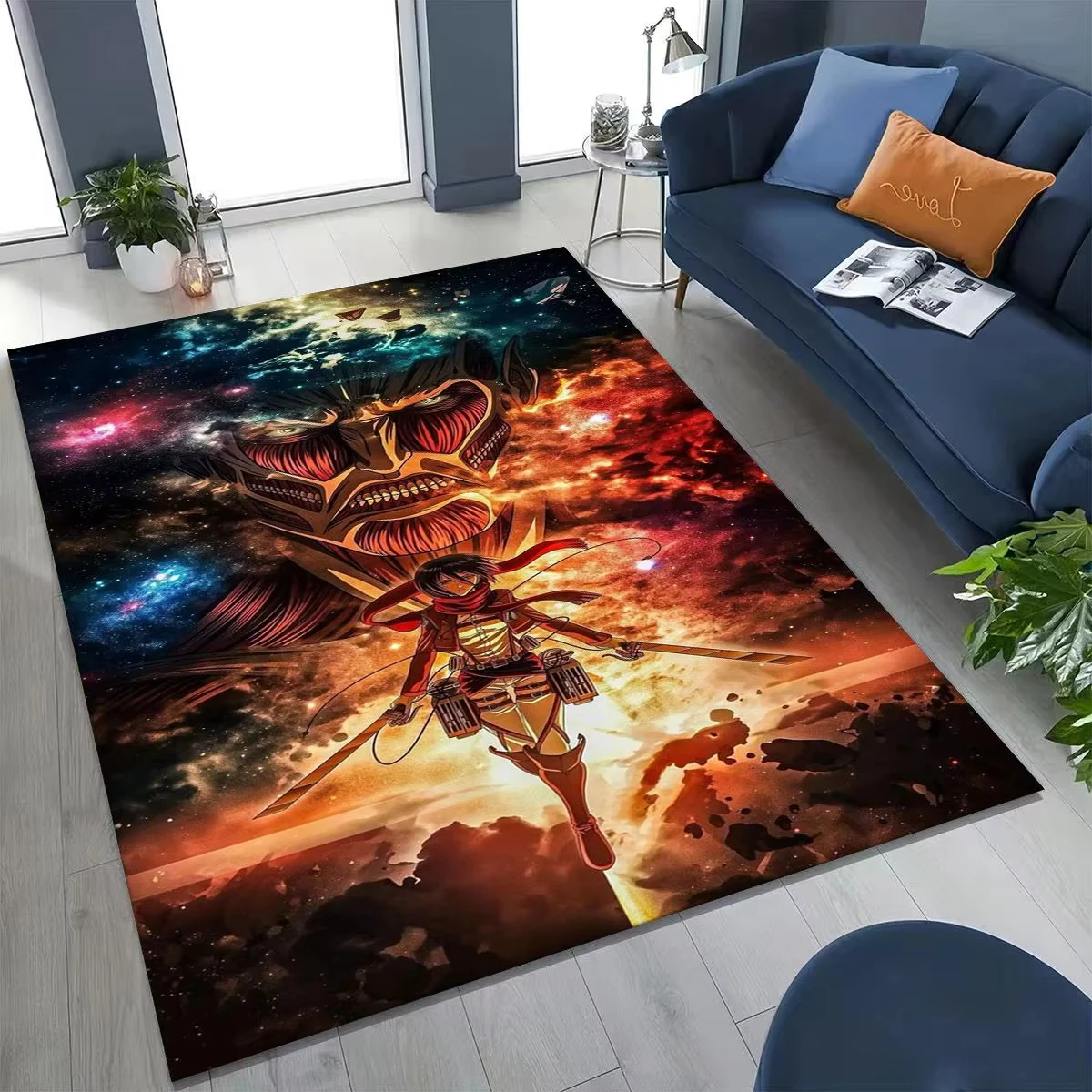 Kids Outdoor Area - Tapis 3D Anime A-Attack on T-Titan