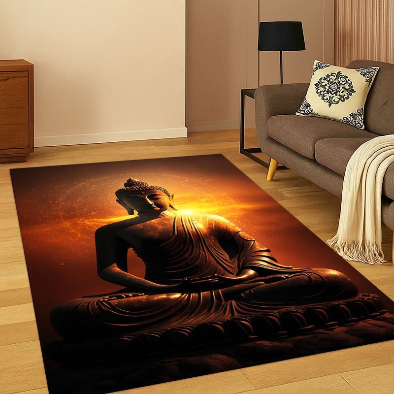 Kids Outdoor Area - Tapis de dessin animé Bouddha Shakyamuni
