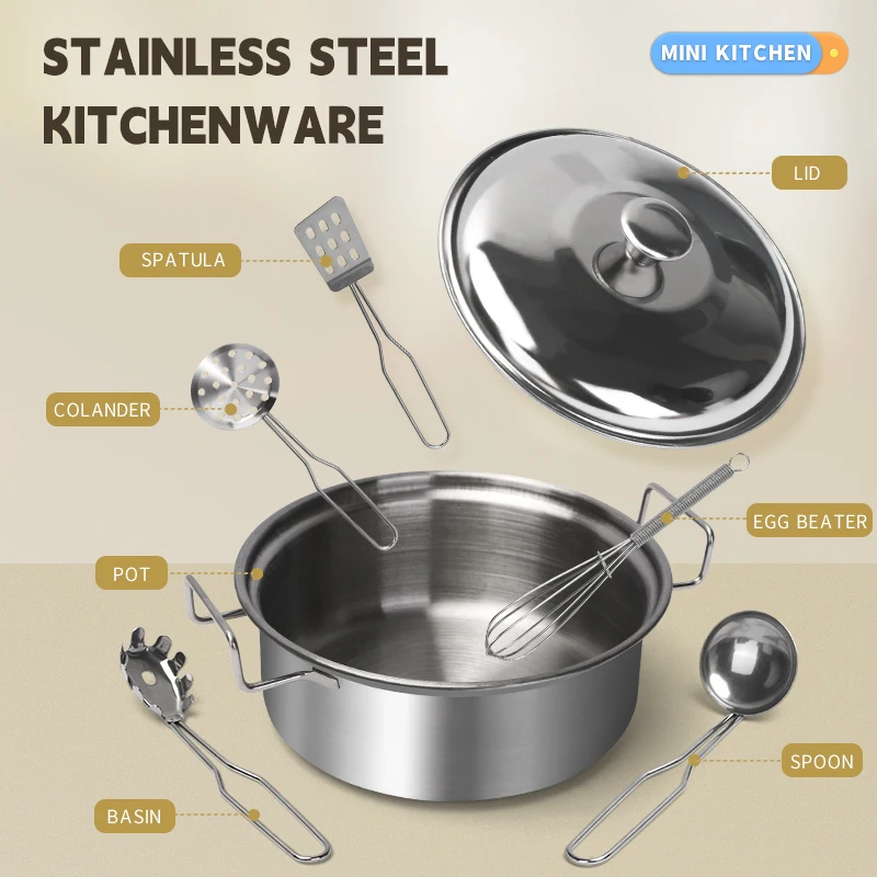 Ensemble de jouets de cuisine  - Kids Outdoor Kitchen Accessories avis et prix