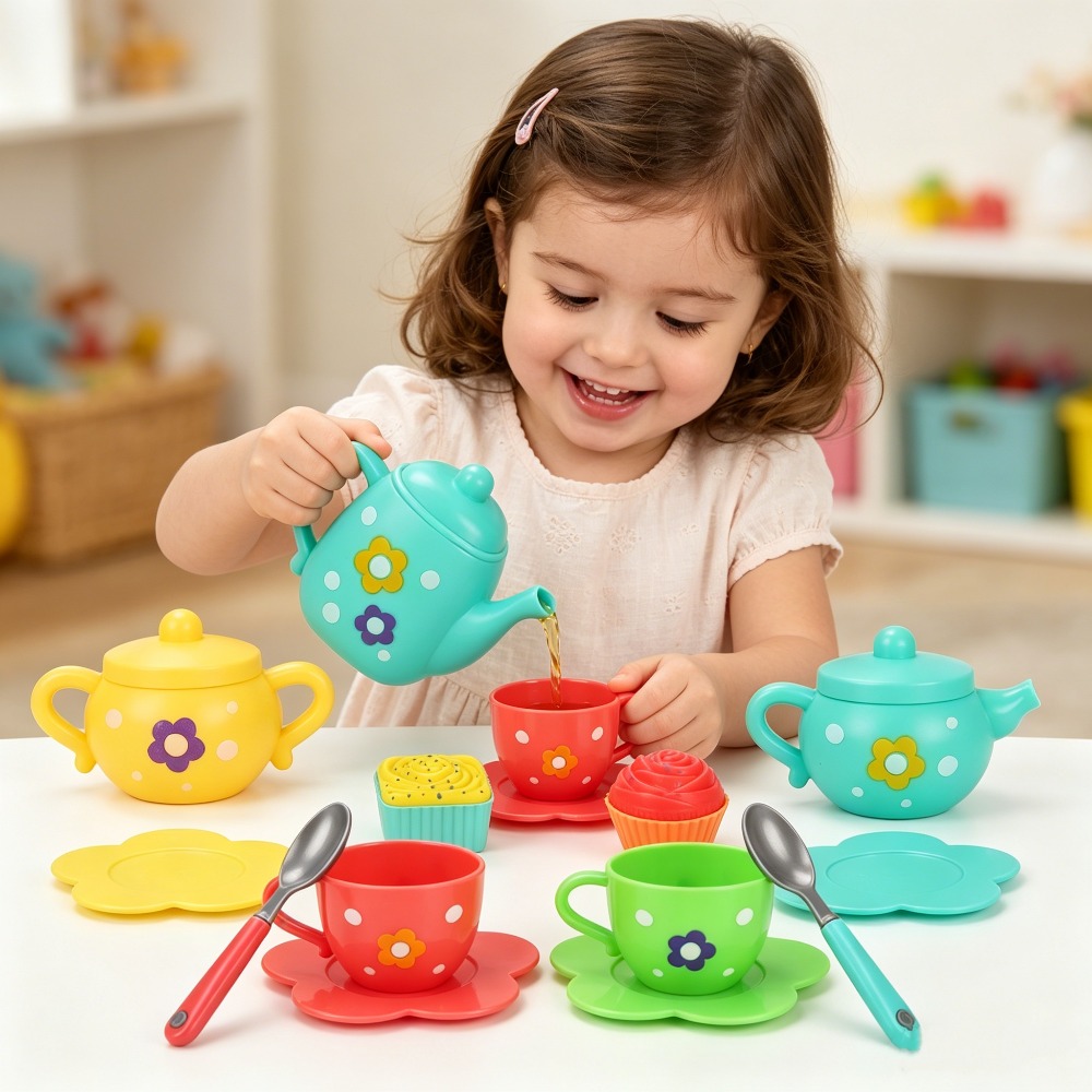 Jeu de thé pour enfants 13 piè - Kids Outdoor Kitchen Accessories avis et prix